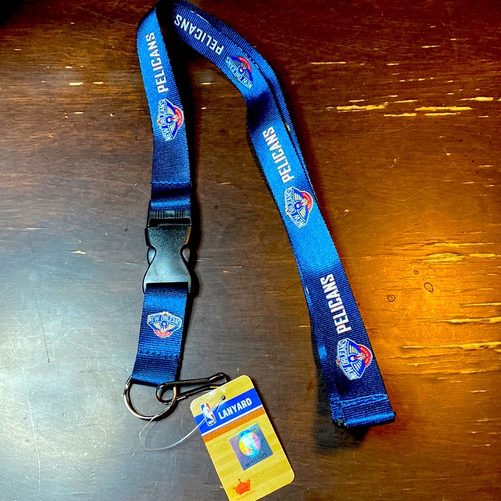 NWT NBA New Orleans Pelicans Champions Nylon Lanyard